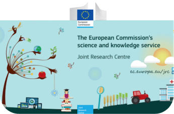 European Commission postcard with logo at the top